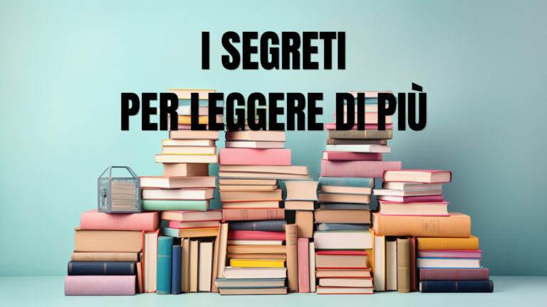 foto di libri letti e il segreto per leggere di più
