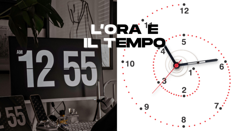 L'immagine mostra un orologio digitale ed uno analogico